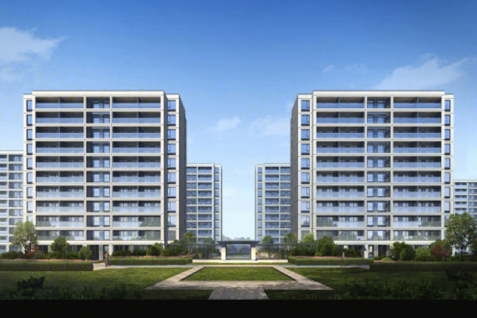 蓝城杨柳映月效果图