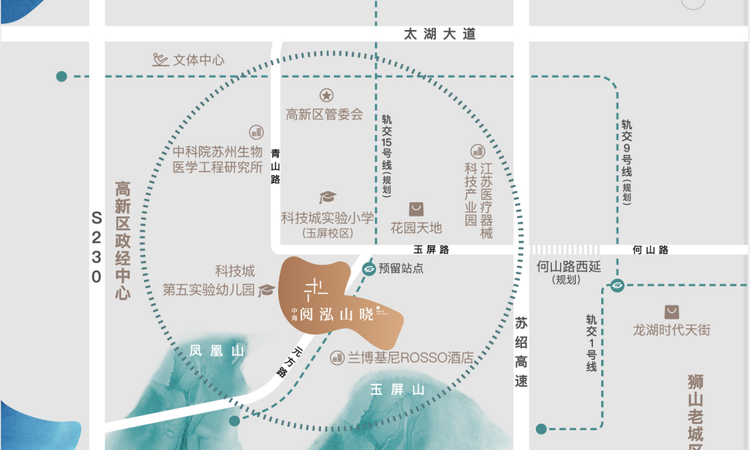 阅泓山晓交通图