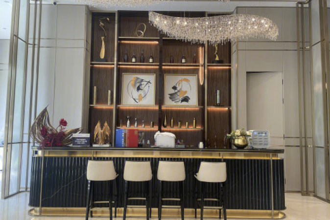 华发西北湖中心实景图