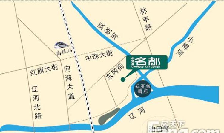 中鸿基·名都交通图