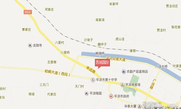 西城国际交通图