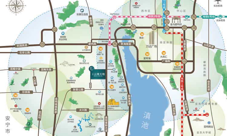 卓辉·云璟天地交通图