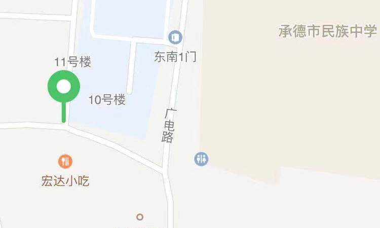 宏达山庄B区二期交通图