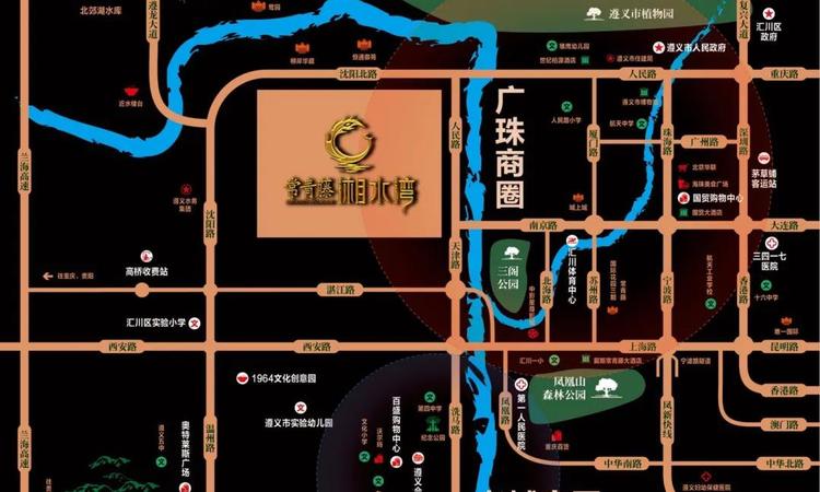 常青藤·湘水湾交通图