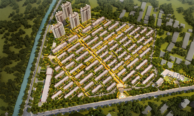 首创新北京半岛禧瑞春晓效果图