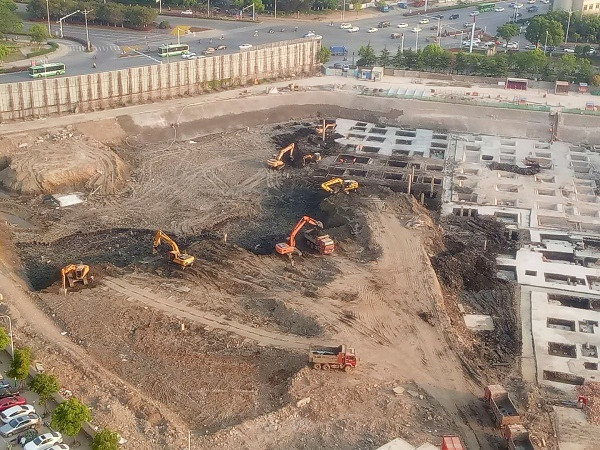 美的城施工进度图