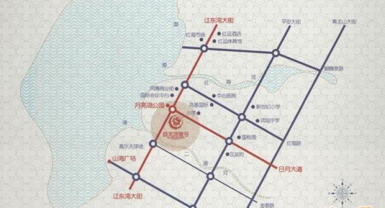 亚龙湾壹号交通图