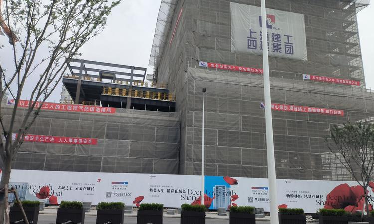 浦发唐城二期施工进度图