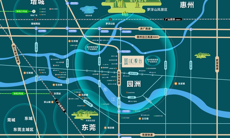 碧桂园·汇悦台交通图