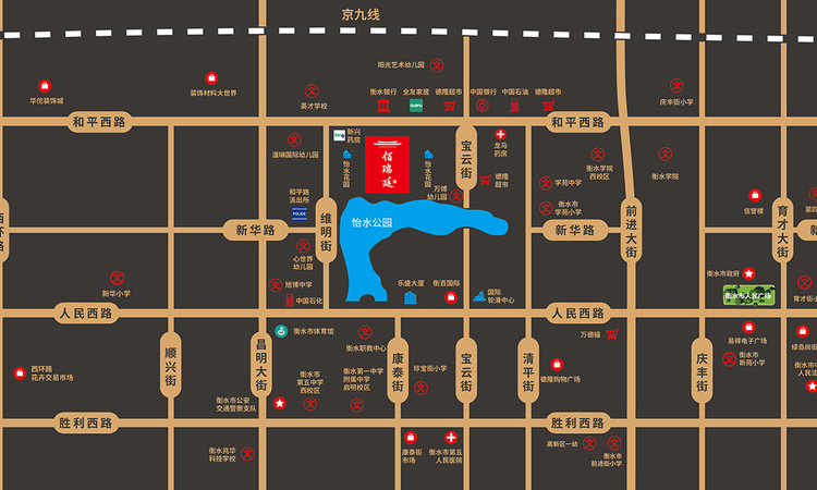 衡水佰瑞廷交通图