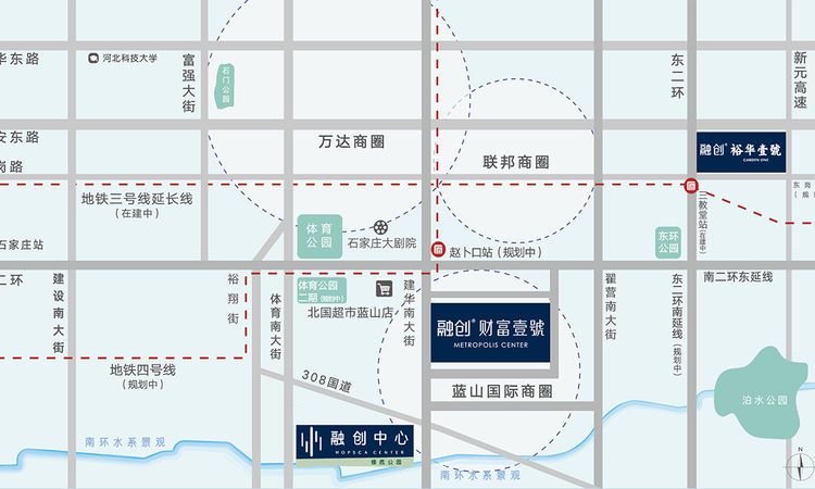 融创财富壹号交通图