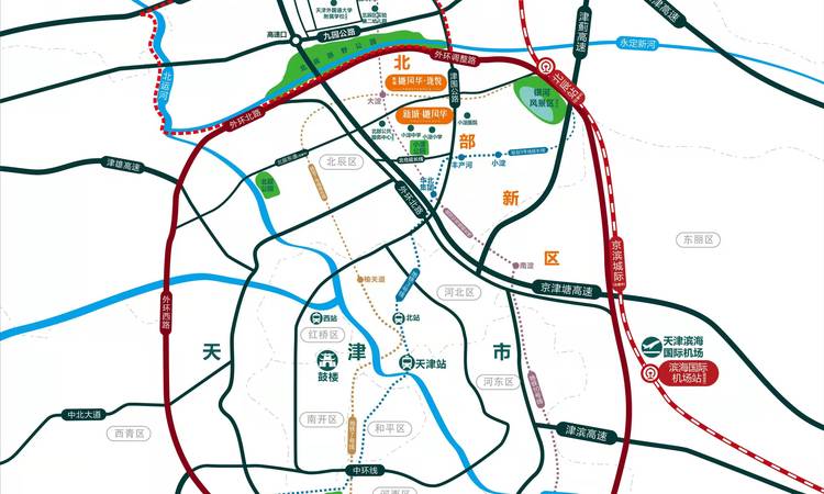 新城珑悦交通图