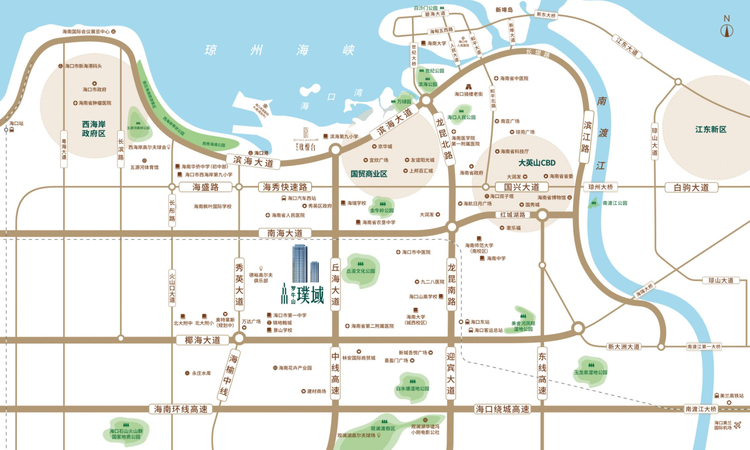  罗牛山·璞域交通图