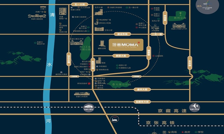 垣著MOMΛ交通图