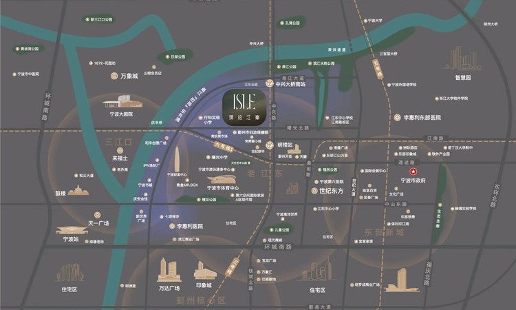 万科·璞拾江峯交通图