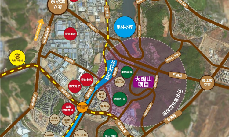 经投·湖山望交通图