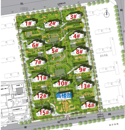电建•阎良•洺悦府楼层平面图