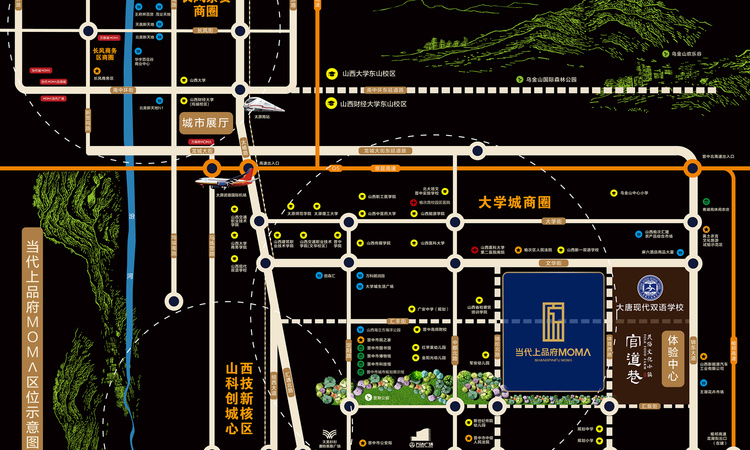 当代上品府MOMA交通图