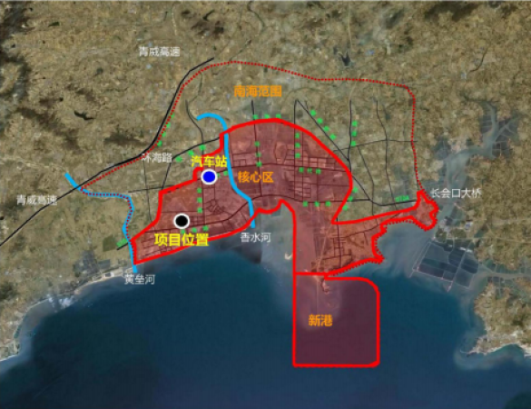 蓝湖海澜郡交通图