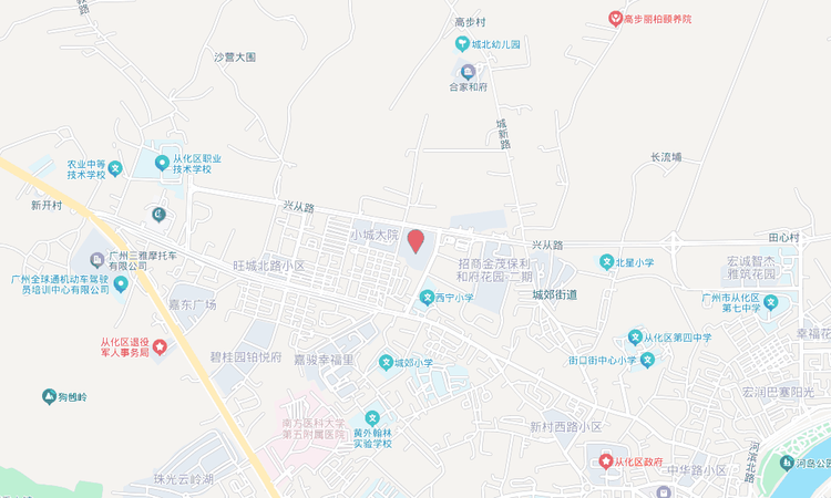 青云喜满园交通图