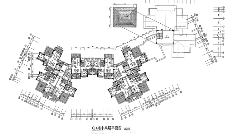 福隆丽水湾楼层平面图