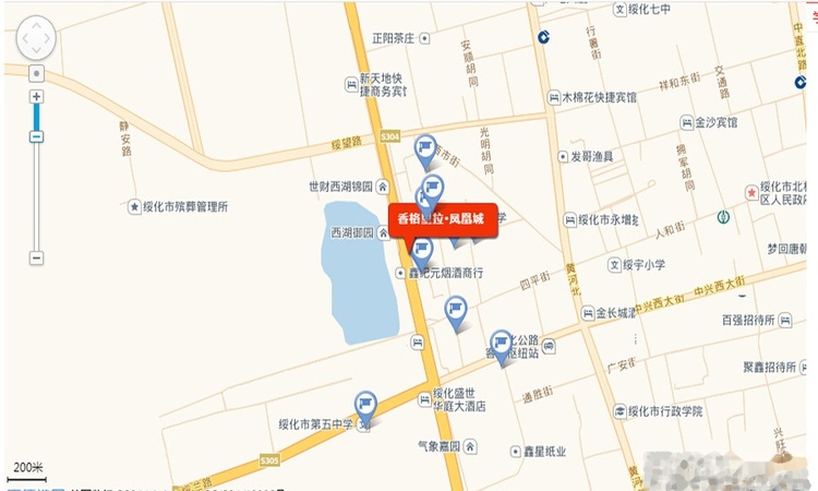 香格里拉·凤凰城交通图