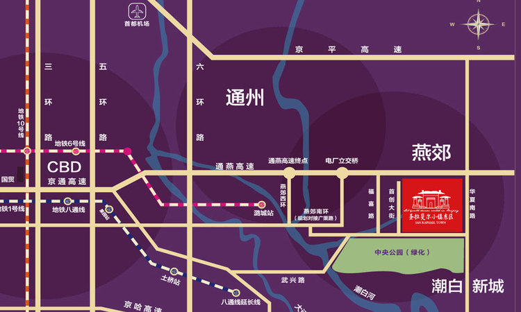 路劲阳光城商业交通图