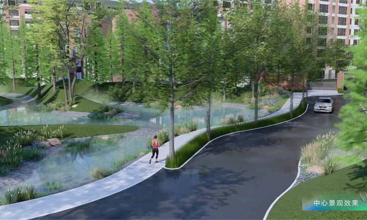 华侨城空港国际小镇实景图