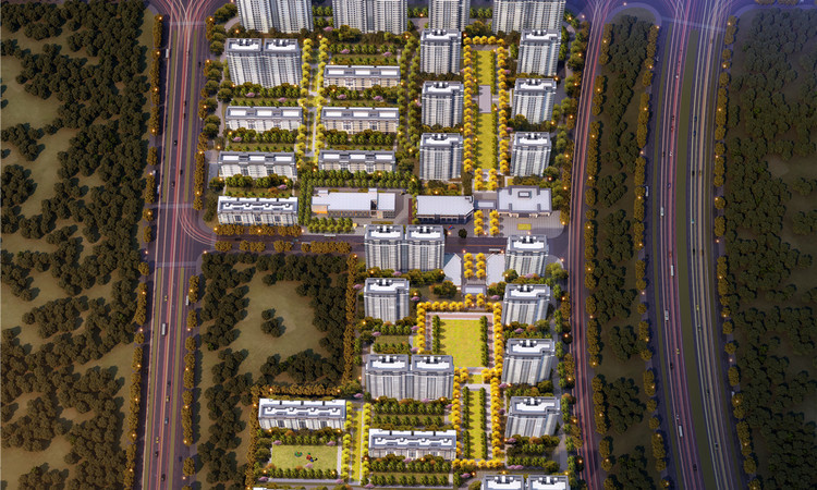 康桥香蔓郡效果图