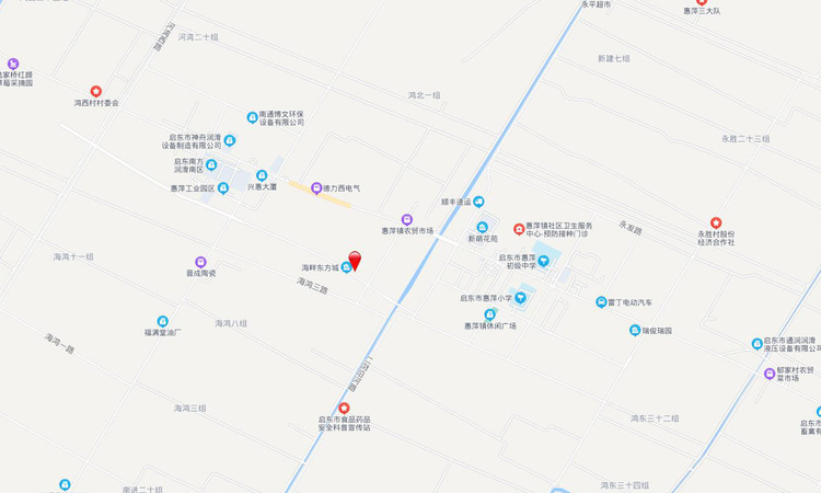 海畔东方城交通图