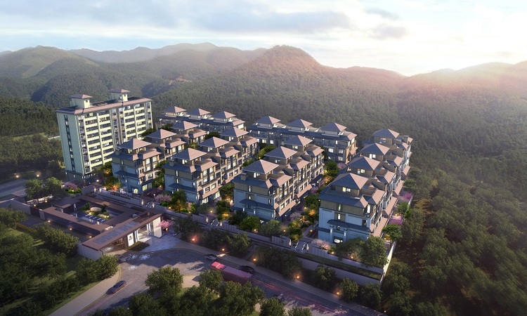 颐景山庄效果图