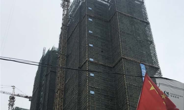 商丘绿城诚园施工进度图