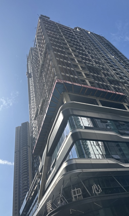 星时代壹湾府施工进度图