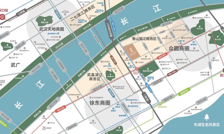 艺城紫金滨江交通图