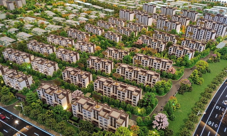 中冶沁海云墅实景图