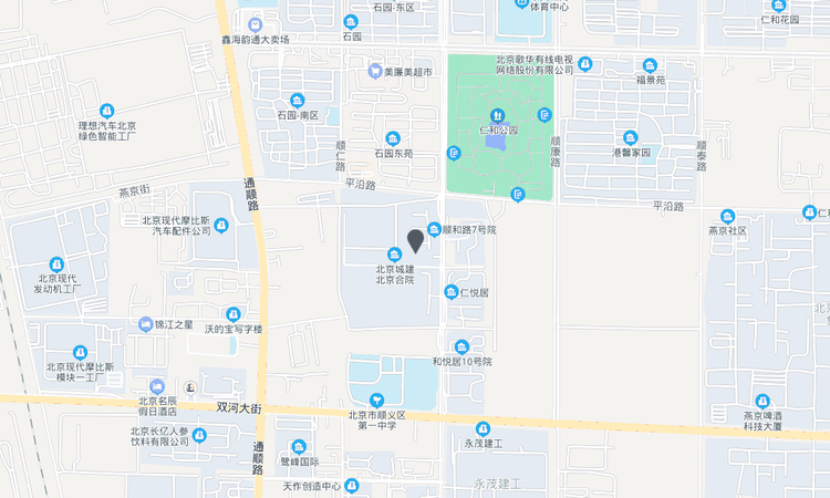北京城建·星誉BEIJING交通图