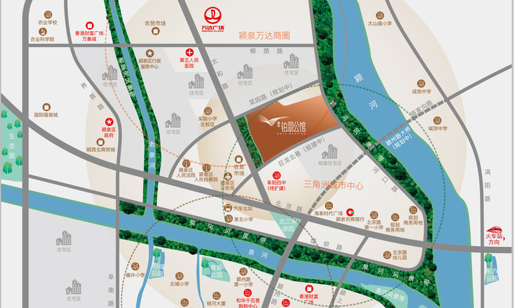 丽丰·铂羽公馆交通图