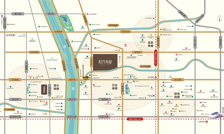 阳光尚都交通图