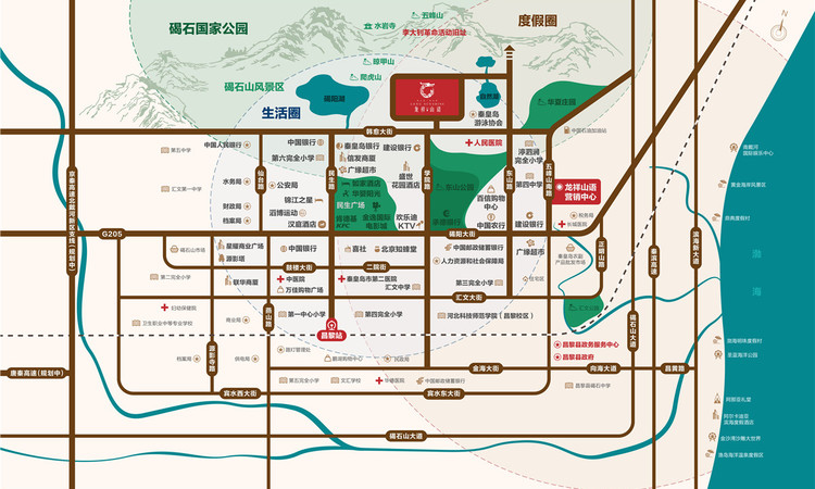 佳成·龙祥山语交通图