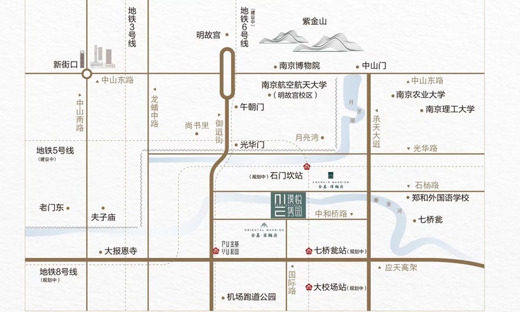 金基璞悦隽园交通图