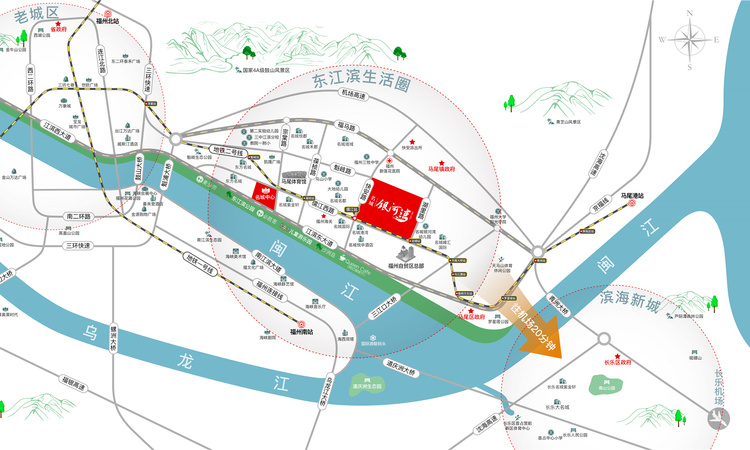 名城银河湾交通图