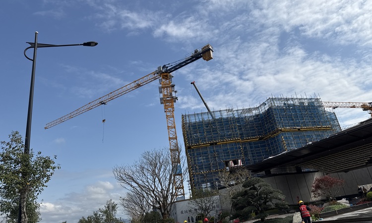 建发湾墅施工进度图