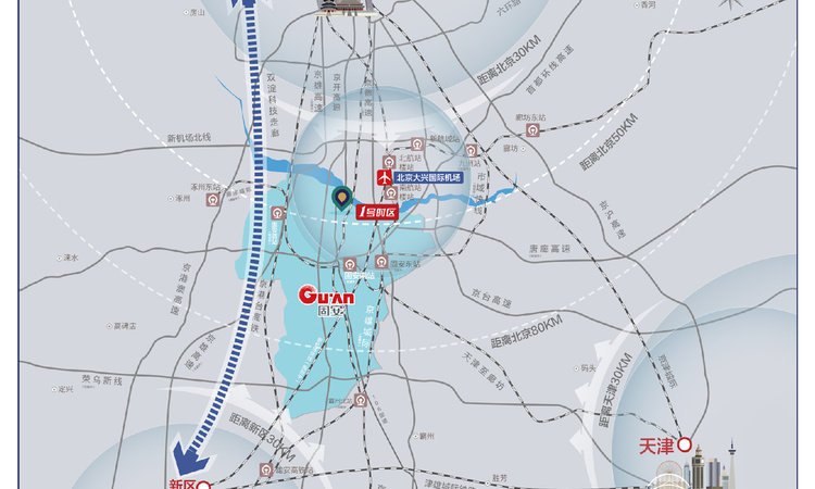 永定河孔雀城1号时区交通图