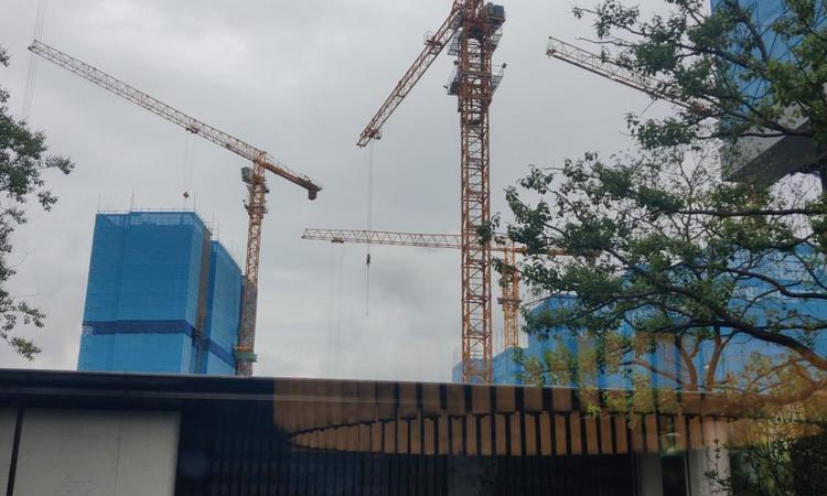 保利虹桥和著施工进度图