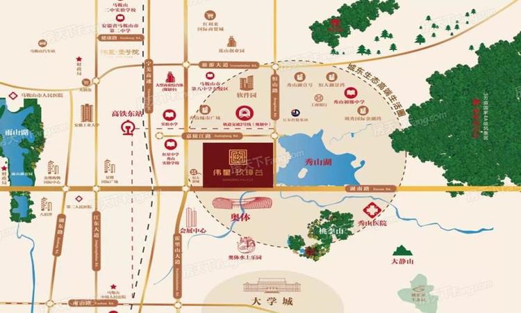 伟星玖璋台交通图