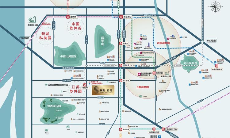 联发云启交通图