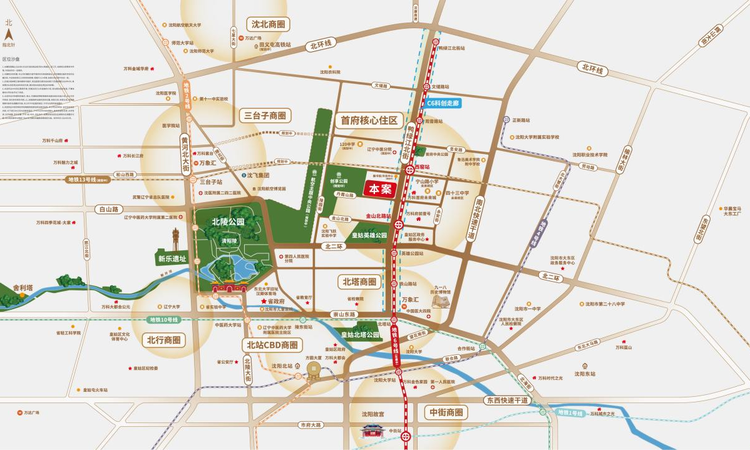 万科胤樾交通图
