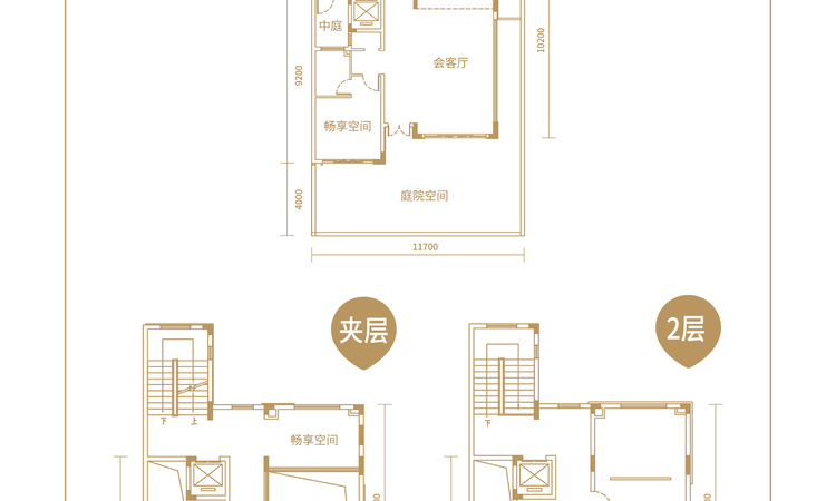 中域·百花谷楼层平面图