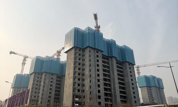 郑州洺悦融园施工进度图