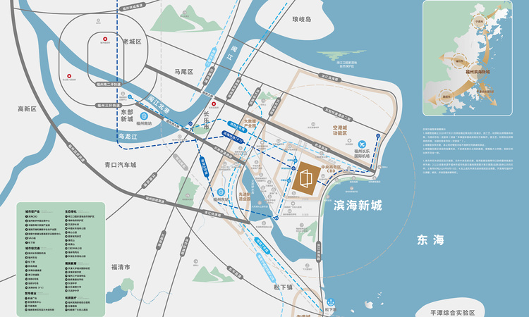 滨海金茂智慧科学城交通图
